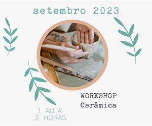 WORKSHOP - Cerâmica - 30 setembro