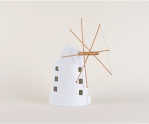 Moinho Tradicional Luminária - Biscuit