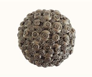 Escultura - Aplique Parede - Castanho