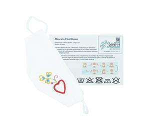 Máscara Bordada à Mão 