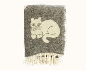 Manta 100% Lã - Gatos