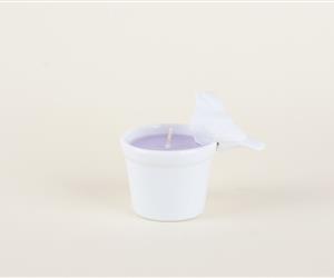 Vaso com Passarinho Vela - Roxo