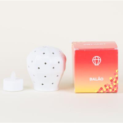 Balão Ar Quente - Luminária Branco